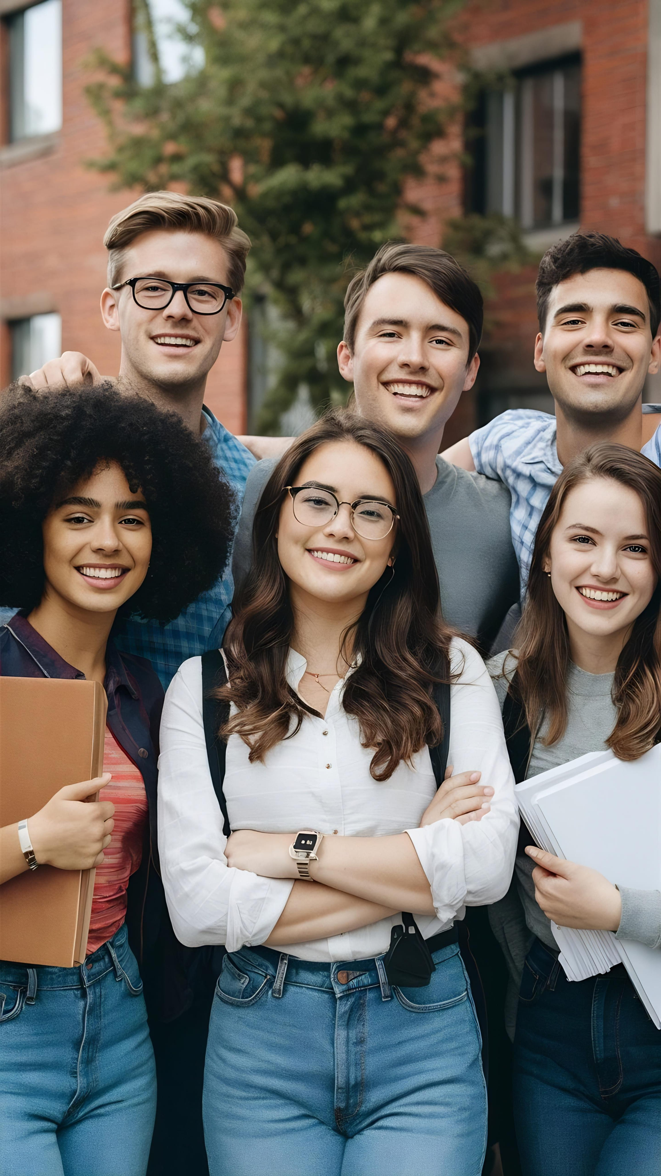 Students at Noble College